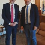 Il sindaco Edoardo Gaffeo con il Procuratore capo del Tribunale di Rovigo, Carmelo Ruberto