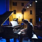Il pianista Vittorio Solimene durante l'esibizione dell'Antonio Floris Quartet (Foto: Tommaso Rosa)