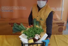 Pacchi spesa targati Campagna Amica Rovigo per i dipendenti della Novamont