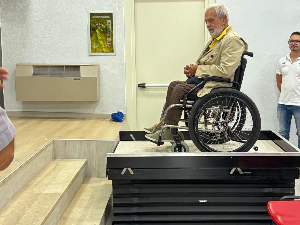 San Bortolo inaugurazione elevatore 4