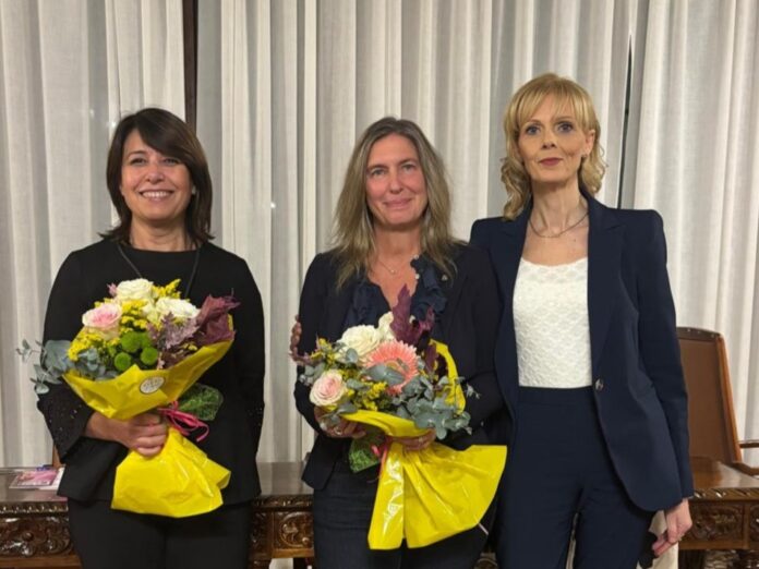 Da sinistra, Laura Drago, Sara Zanferrari e Chiara Paparella 2