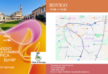 Fiamma Olimpica a Rovigo: scuole chiuse in anticipo martedì 20 gennaio