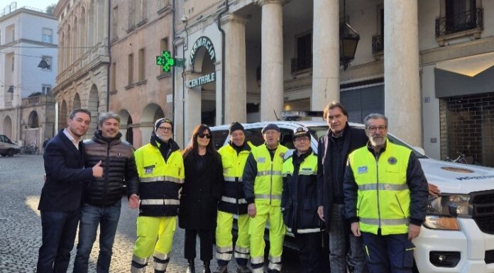 Un nuovo mezzo per la Protezione Civile di Rovigo grazie al finanziamento della Regione Veneto