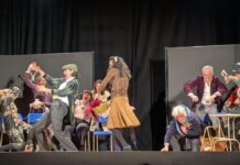 I docenti del Viola-Marchesini salgono sul palco ad Arquà Polesine con un omaggio ad Achille Campanile