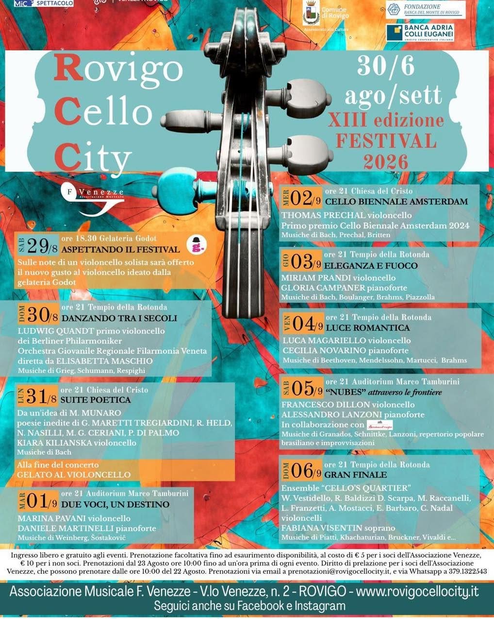 Locandina Rovigo Cello City 2026