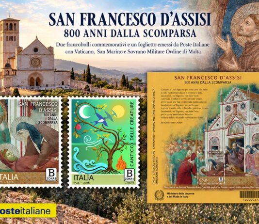 San Francesco e il Cantico delle Creature celebrati da due nuovi francobolli